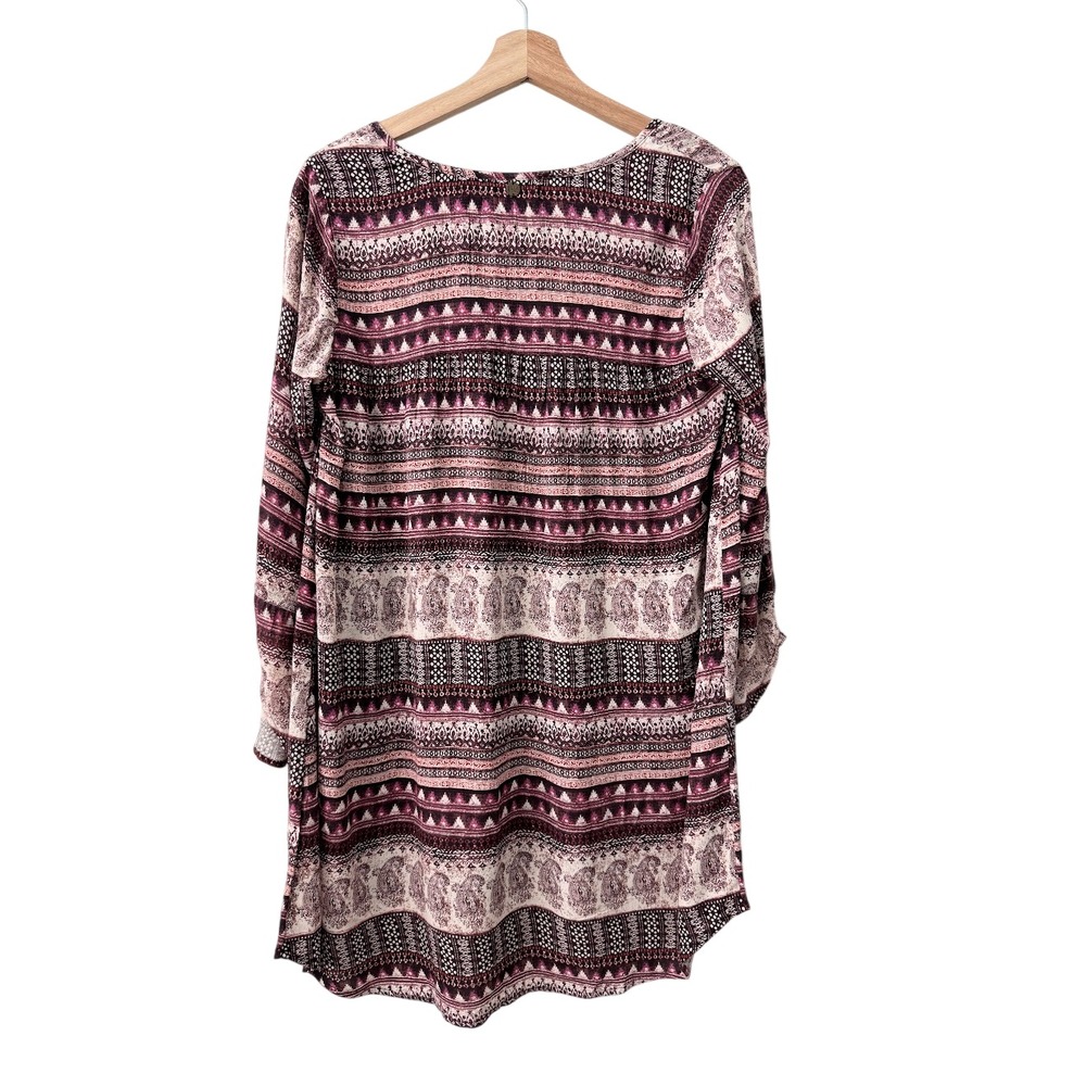 Billabong Take Me Away Dress Size Small Red Burgundy Boho Hippie Beach Cover Up - Picture 3 of 8